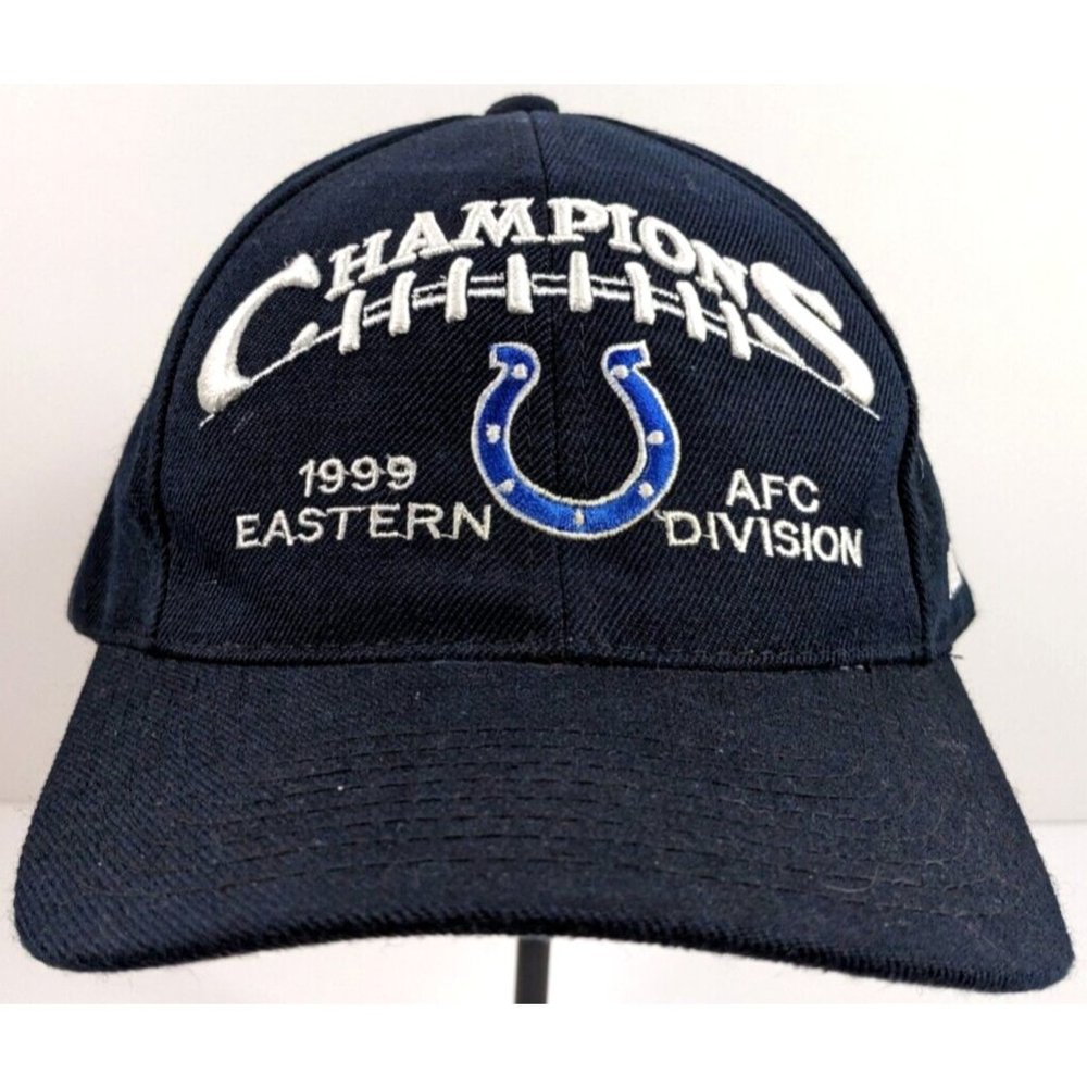 Indianapolis Colts Hat VTG 1999 Eastern AFC Division Champions Adult Puma NFL